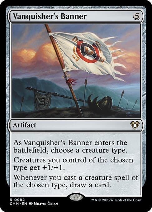 Vanquisher's Banner from Commander Masters (Rare)