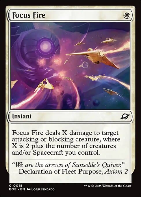 Focus Fire from Edge of Eternities (Common)