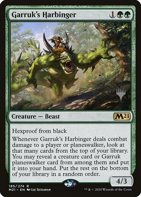 Garruk's Harbinger from Core Set 2021 Promos (Rare)