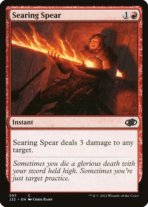 Searing Spear from Jumpstart 2022 (Common)