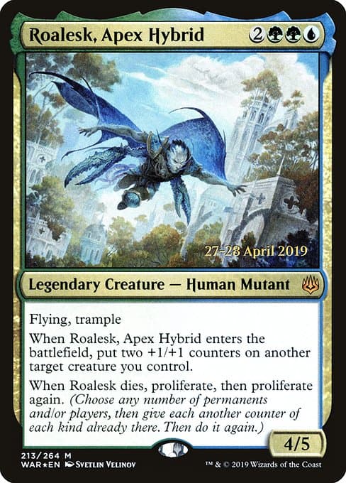 Roalesk, Apex Hybrid from War of the Spark Promos (Mythic)