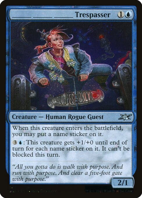 _____ _____ _____ Trespasser from Unfinity (Uncommon)
