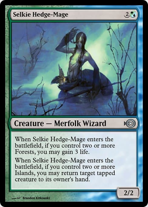 Selkie Hedge-Mage from Magic Online Promos (Uncommon)