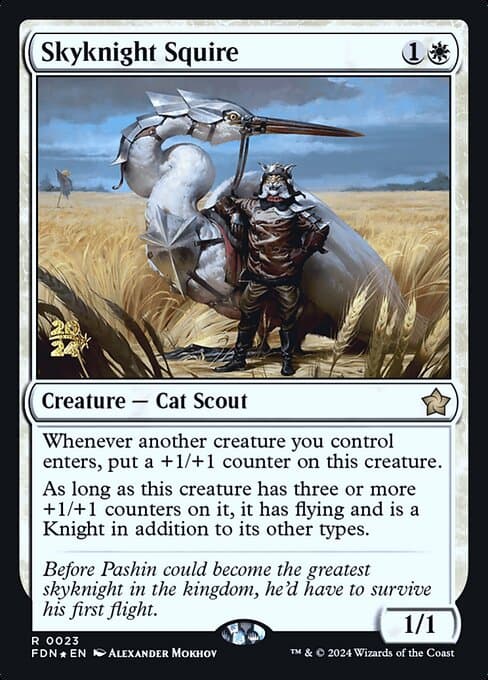 Skyknight Squire from Foundations Promos (Rare)