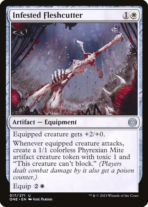Infested Fleshcutter from Phyrexia: All Will Be One (Uncommon)