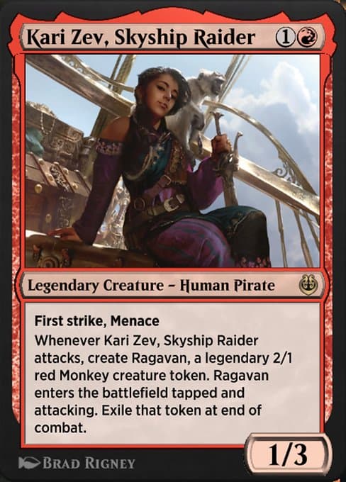 Kari Zev, Skyship Raider from Kaladesh Remastered (Rare)