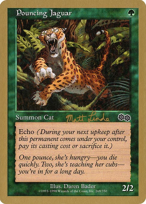 Pouncing Jaguar from World Championship Decks 1999 (Common)