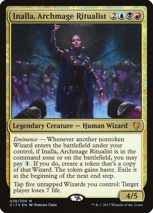 Inalla, Archmage Ritualist from Commander 2017 (Mythic)