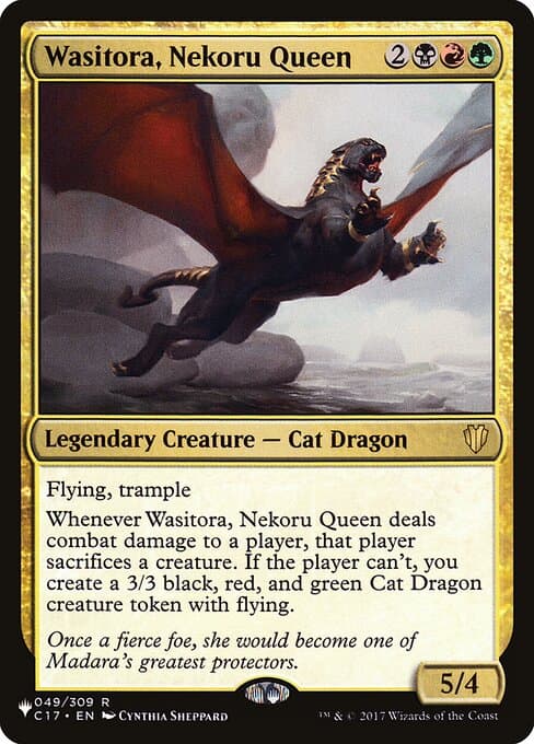 Wasitora, Nekoru Queen from The List (Rare)