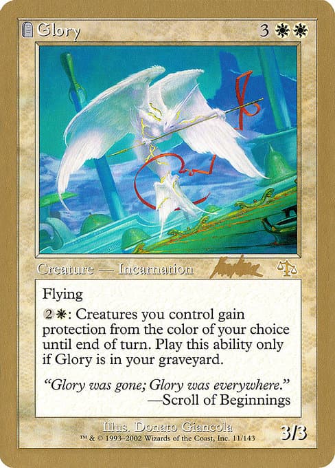 Glory from World Championship Decks 2002 (Rare)