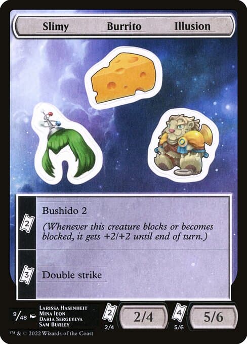 Slimy Burrito Illusion from Unfinity Sticker Sheets (Common)