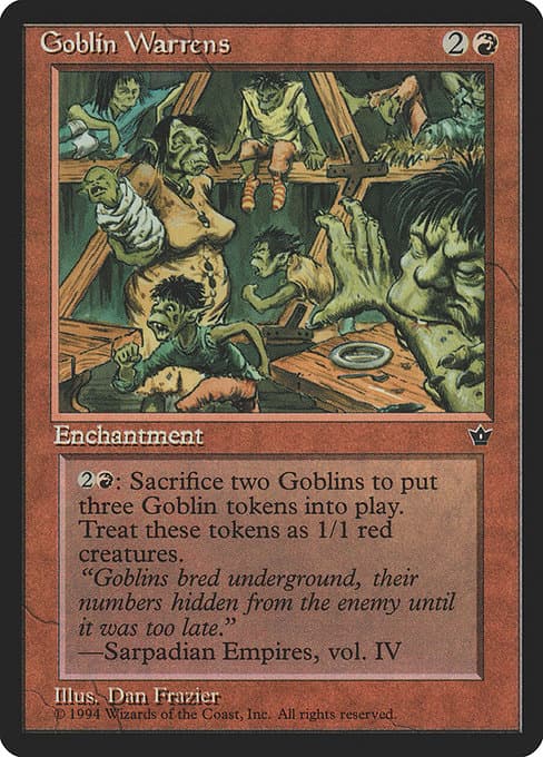 Goblin Warrens from Fallen Empires (Rare)