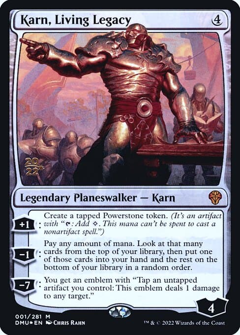 Karn, Living Legacy from Dominaria United Promos (Mythic)