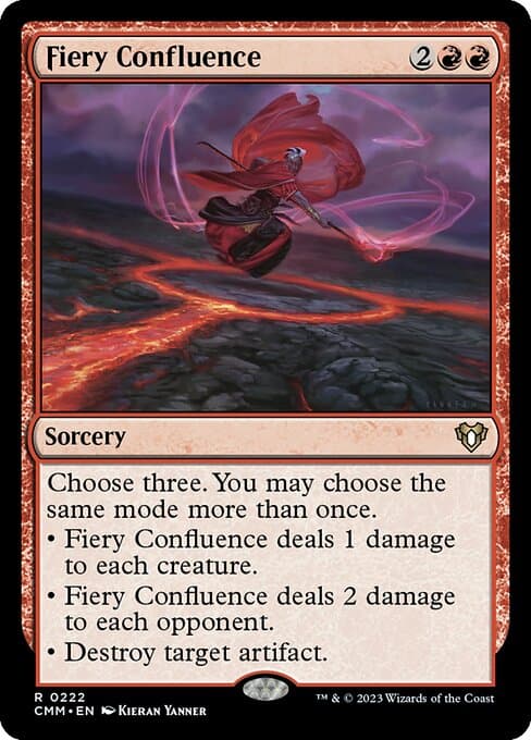 Fiery Confluence from Commander Masters (Rare)