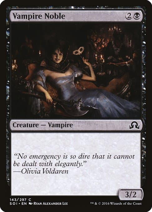 Vampire Noble from Shadows over Innistrad (Common)
