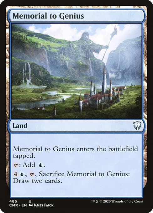 Memorial to Genius from Commander Legends (Uncommon)