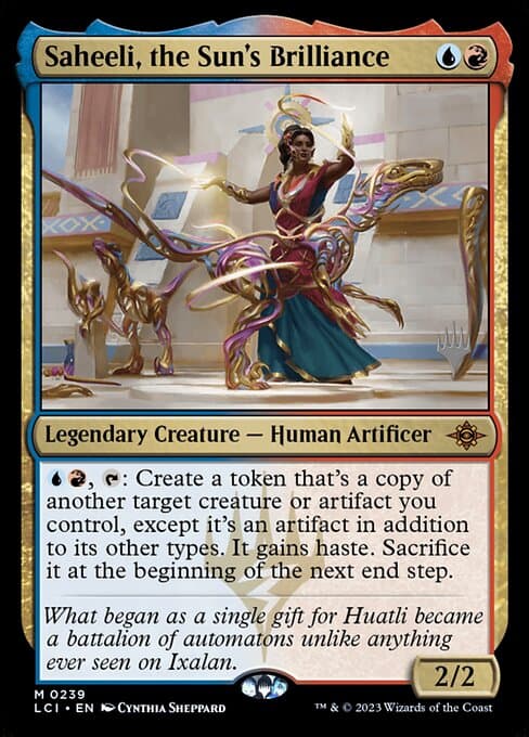 Saheeli, the Sun's Brilliance from The Lost Caverns of Ixalan Promos (Mythic)