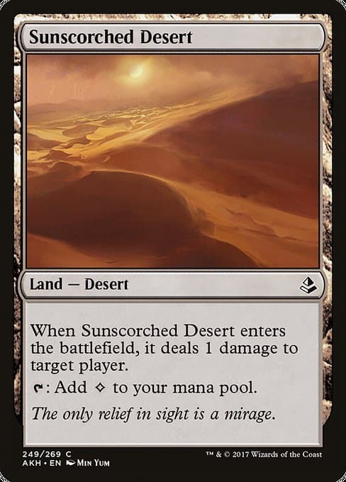 Sunscorched Desert from Amonkhet (Common)