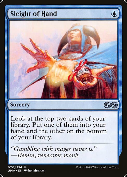 Sleight of Hand from Ultimate Masters (Uncommon)