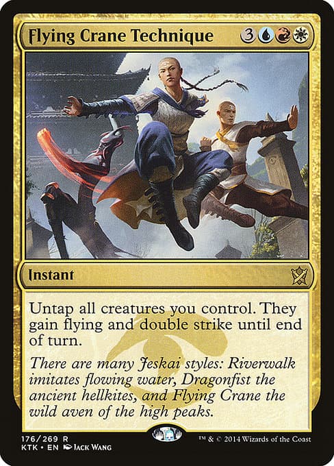 Flying Crane Technique from Khans of Tarkir (Rare)