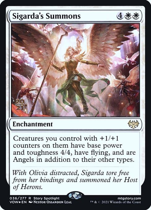 Sigarda's Summons from Innistrad: Crimson Vow Promos (Rare)