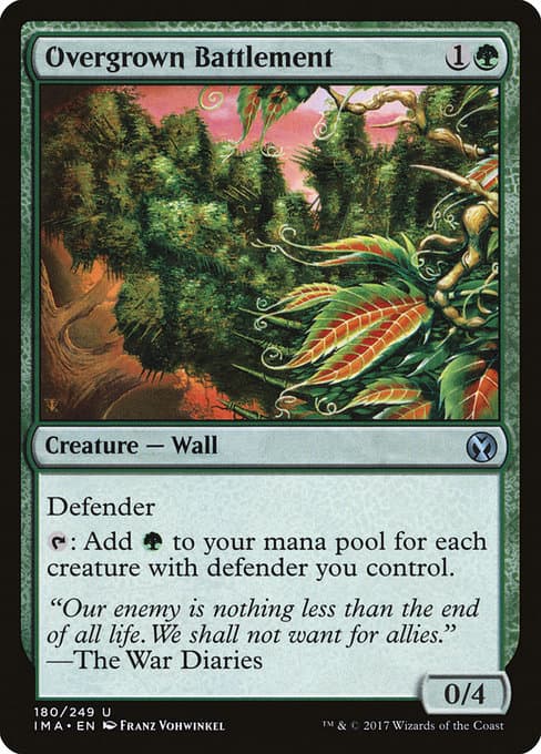 Overgrown Battlement from Iconic Masters (Uncommon)