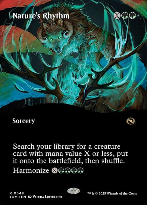 Nature's Rhythm from Tarkir: Dragonstorm (Rare)