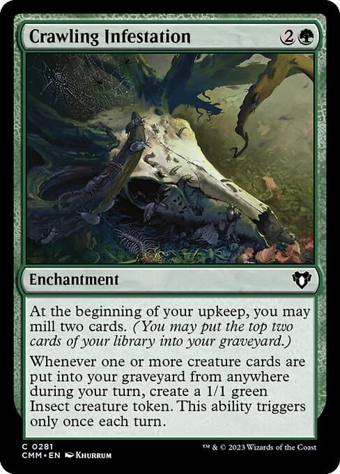 Crawling Infestation from Commander Masters (Common)