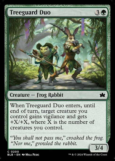 Treeguard Duo from Bloomburrow (Common)