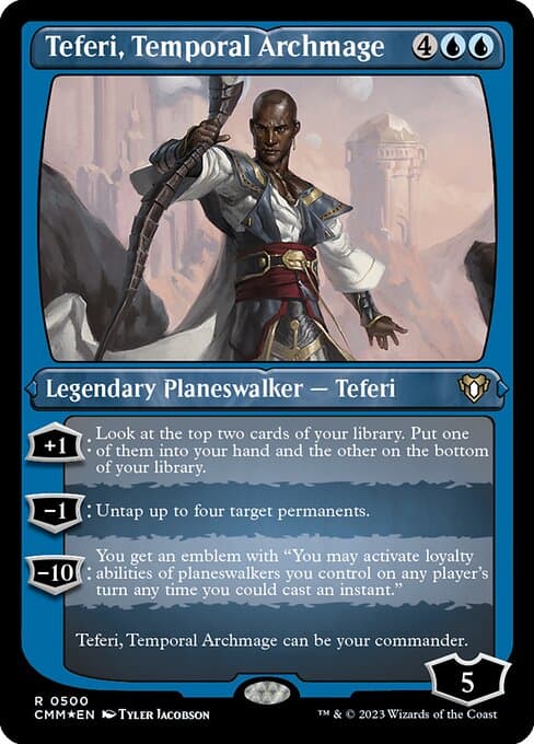 Teferi, Temporal Archmage from Commander Masters (Rare)