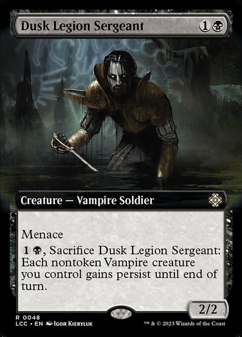 Dusk Legion Sergeant from The Lost Caverns of Ixalan Commander (Rare)