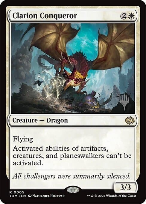 Clarion Conqueror from Tarkir: Dragonstorm Promos (Rare)