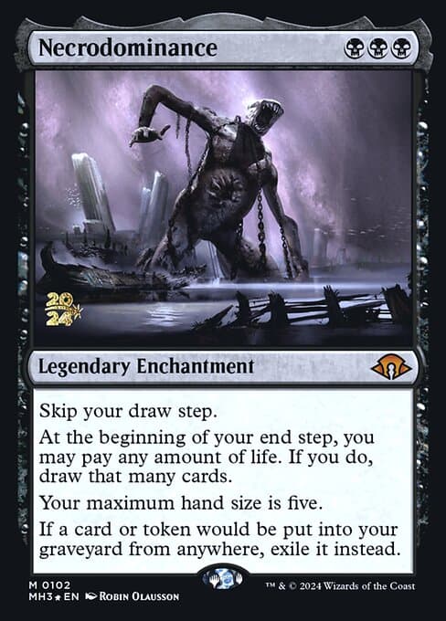 Necrodominance from Modern Horizons 3 Promos (Mythic)