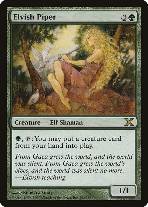 Elvish Piper from Tenth Edition (Rare)