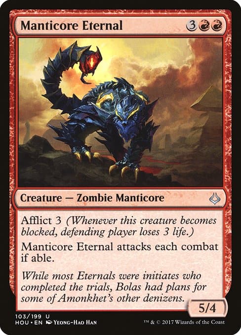 Manticore Eternal from Hour of Devastation (Uncommon)