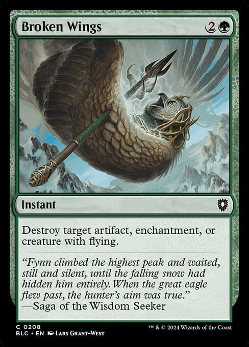 Broken Wings from Bloomburrow Commander (Common)
