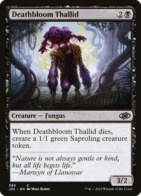 Deathbloom Thallid from Jumpstart 2022 (Common)