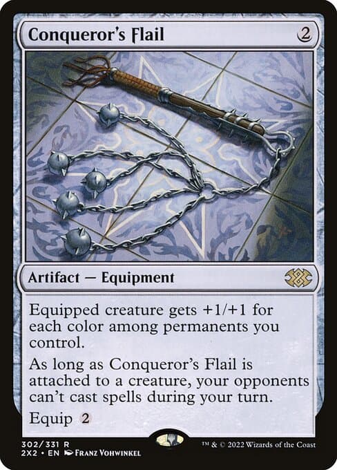 Conqueror's Flail from Double Masters 2022 (Rare)