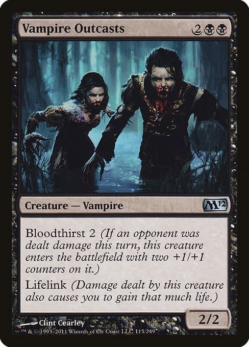 Vampire Outcasts from Magic 2012 (Uncommon)