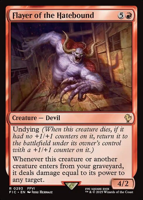 Flayer of the Hatebound from Final Fantasy Commander (Rare)