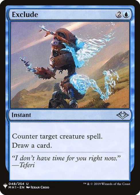 Exclude from The List (Uncommon)