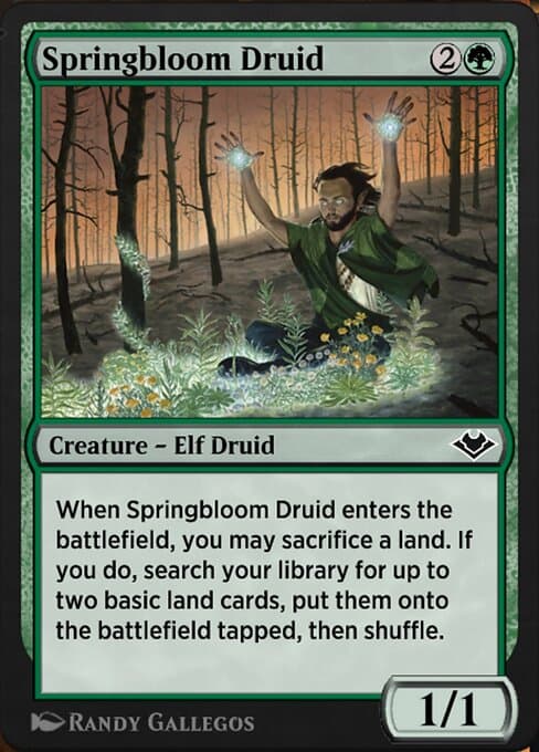 Springbloom Druid from Jumpstart: Historic Horizons (Common)