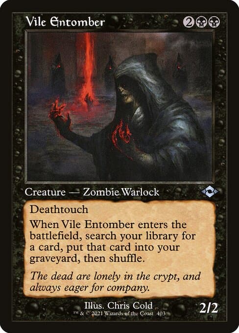 Vile Entomber from Modern Horizons 2 (Uncommon)
