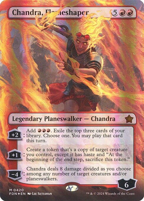 Chandra, Flameshaper from Foundations (Mythic)