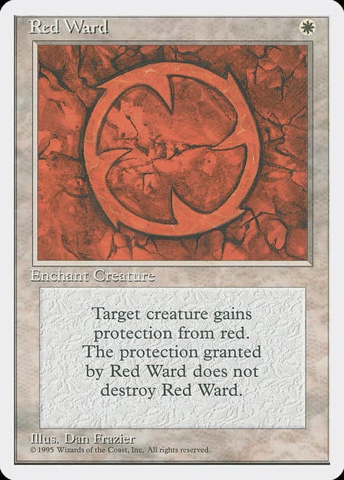 Red Ward from Fourth Edition (Uncommon)