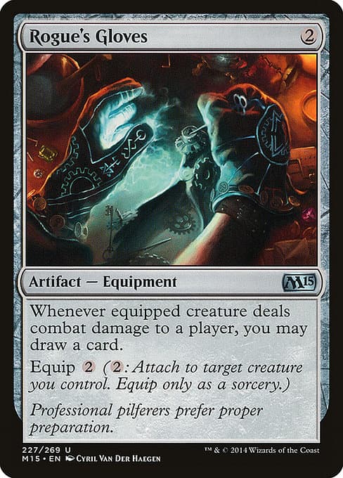 Rogue's Gloves from Magic 2015 (Uncommon)