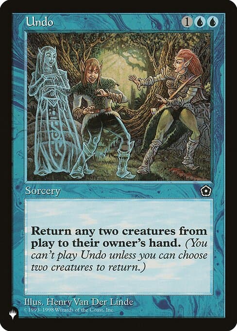 Undo from The List (Uncommon)