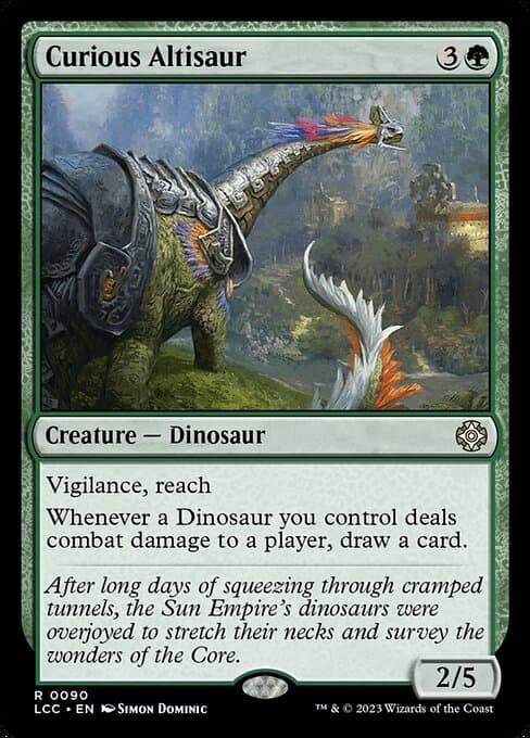 Curious Altisaur from The Lost Caverns of Ixalan Commander (Rare)