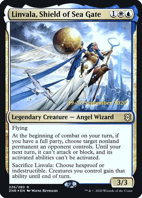 Linvala, Shield of Sea Gate from Zendikar Rising Promos (Rare)
