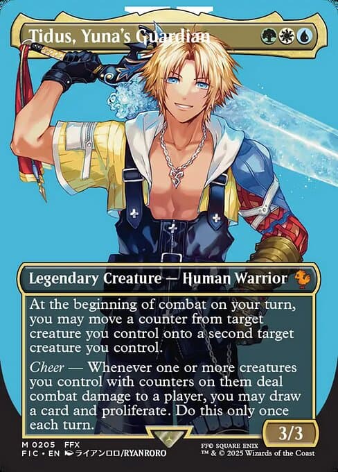 Tidus, Yuna's Guardian from Final Fantasy Commander (Mythic)